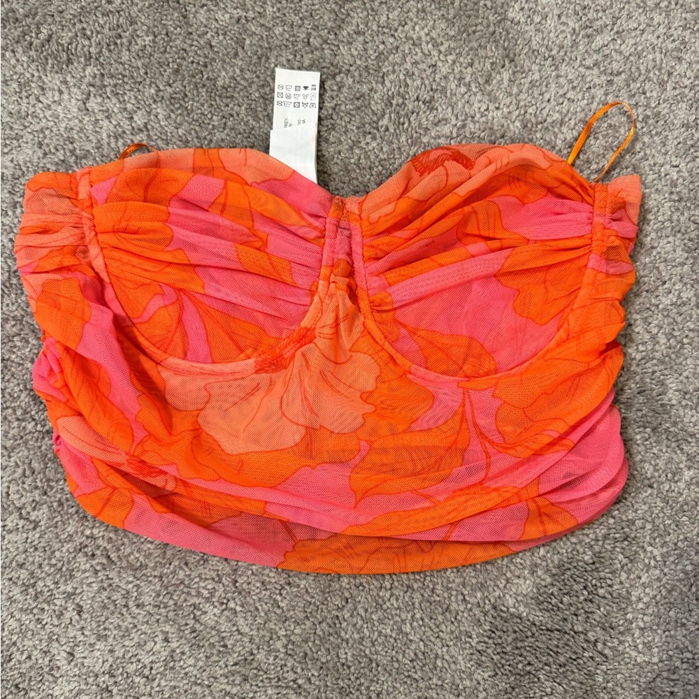 Zara strapless top